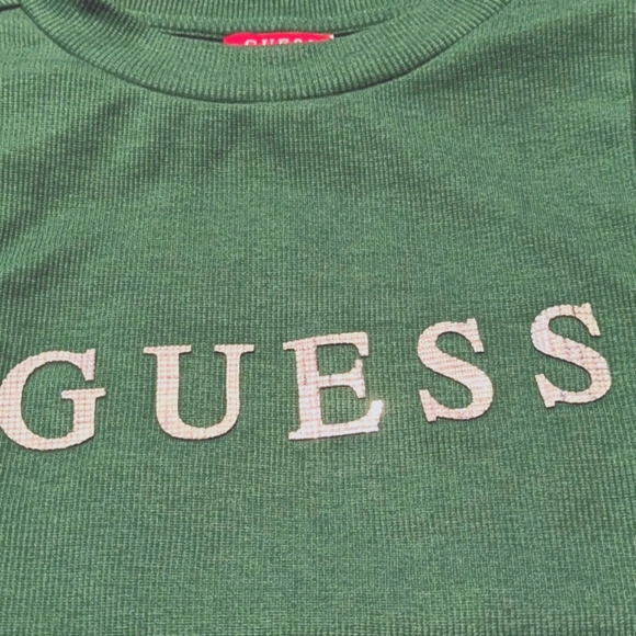 NWT - GUESS Eliza Rhinestone Logo Tank Top - Picture 2 of 7